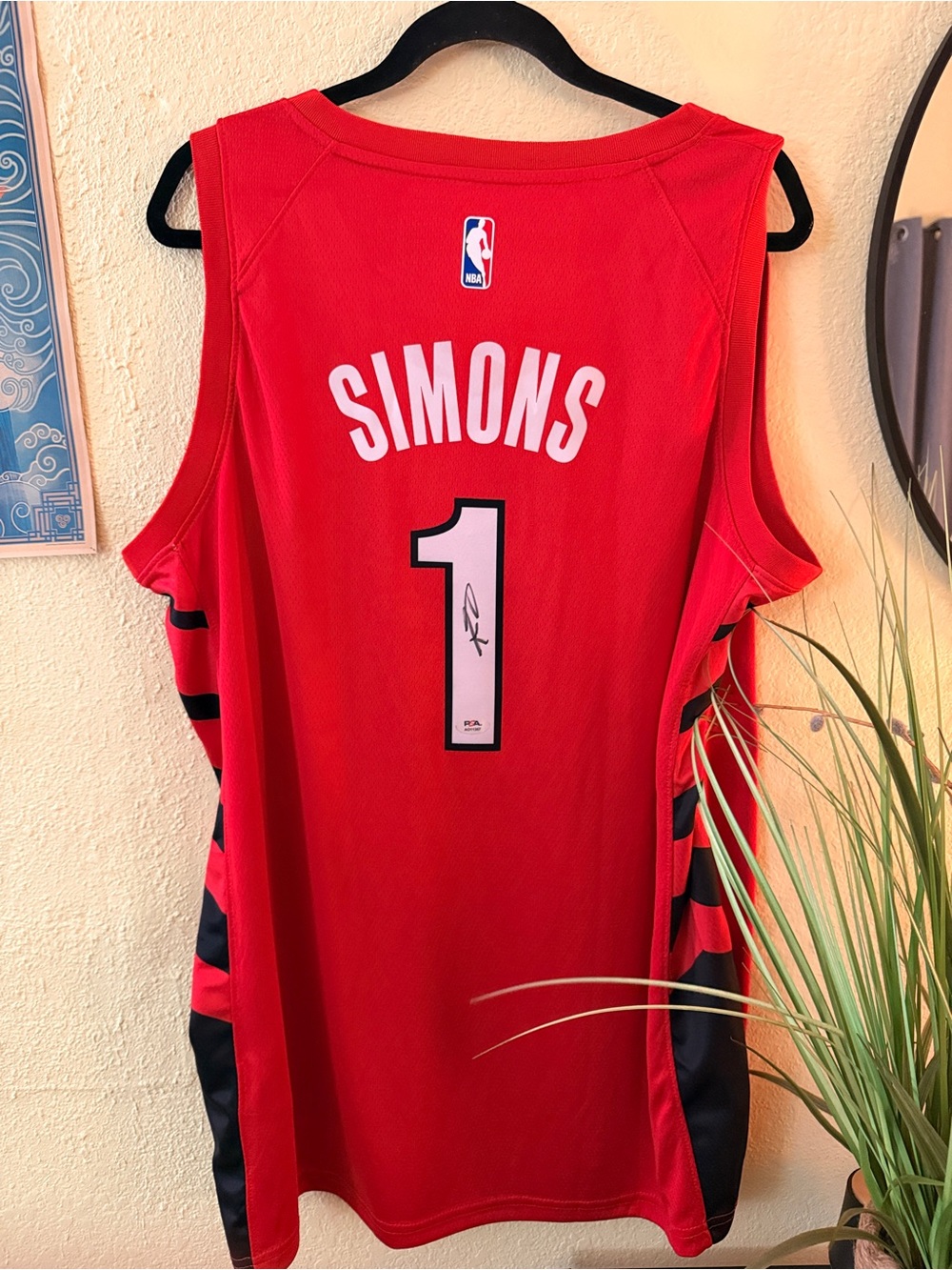 Signed Anfernee Simons Balzers jersey PSA
